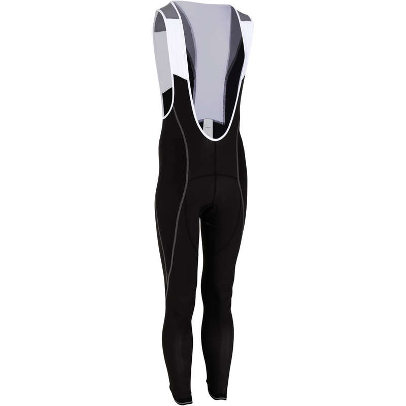 VAN RYSEL 500 Cycling Bib Tights Grey Decathlon