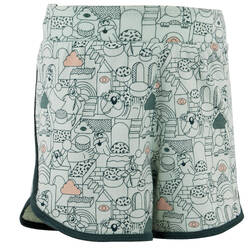 Kids' Baby Gym Adjustable Breathable Shorts - Turquoise Print