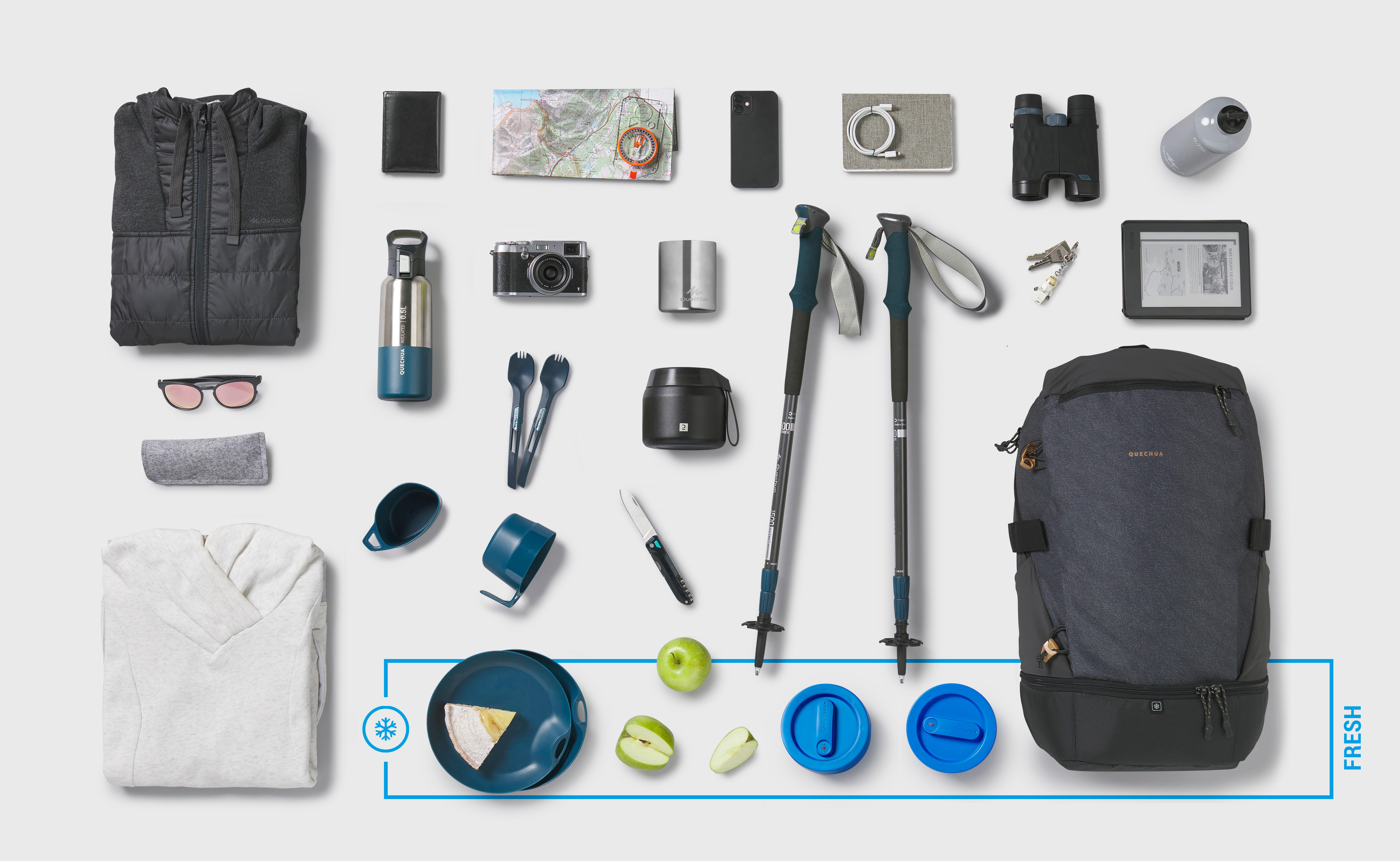 Was soll ich in meinen Rucksack packen, wenn ich wandern gehe?