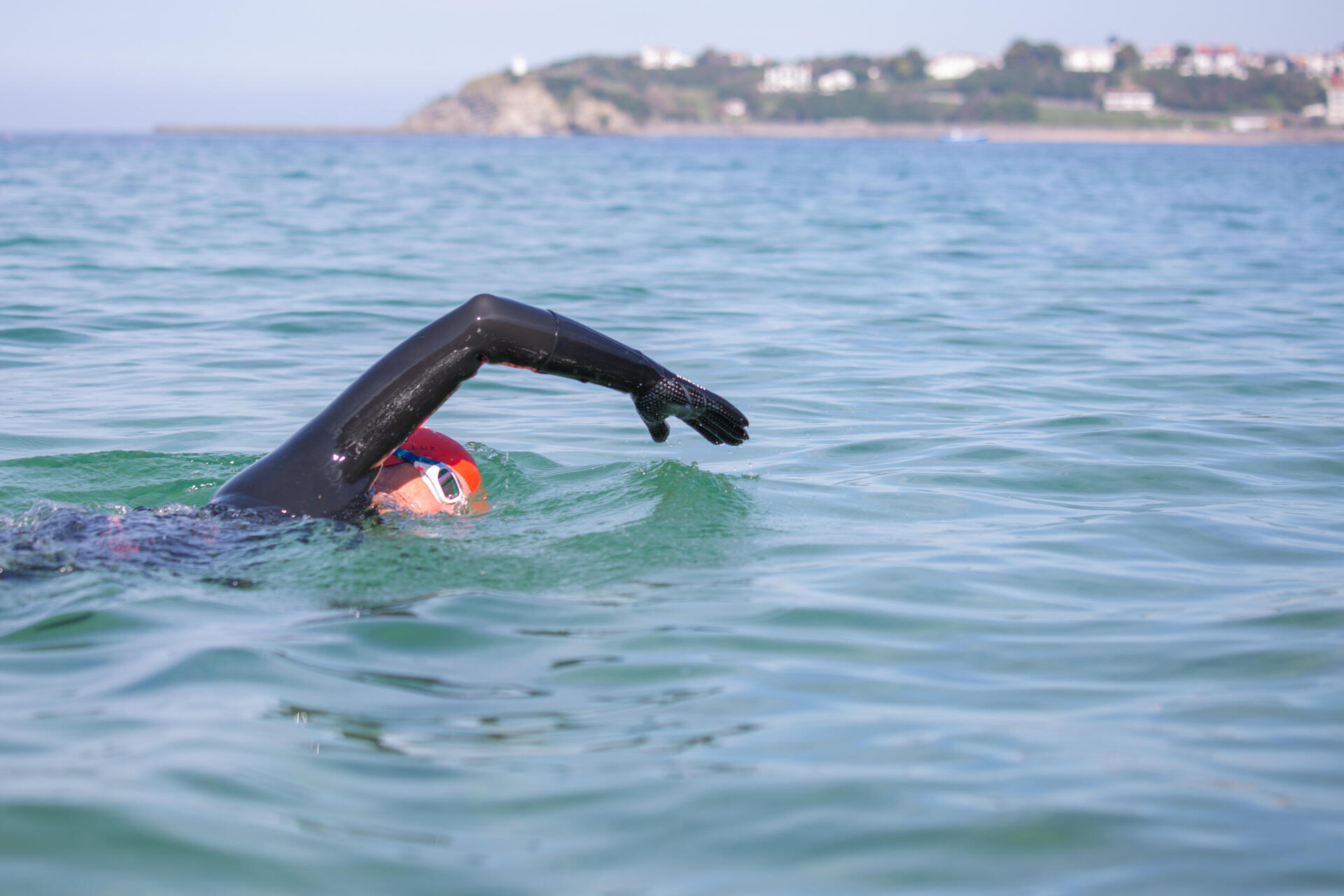 Women Swimming Full Sleeves With Leggings Swimsuit Green Black