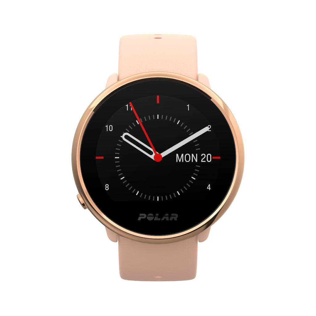 GPS-Uhr Smartwatch mit Herzfrequenzmessung am Handgelenk Ignite rosa/gold