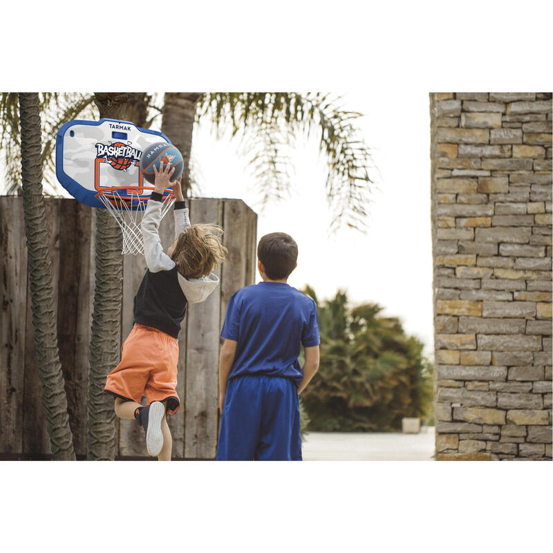 Panier de basket mural transportable - SET K900 bleu orange