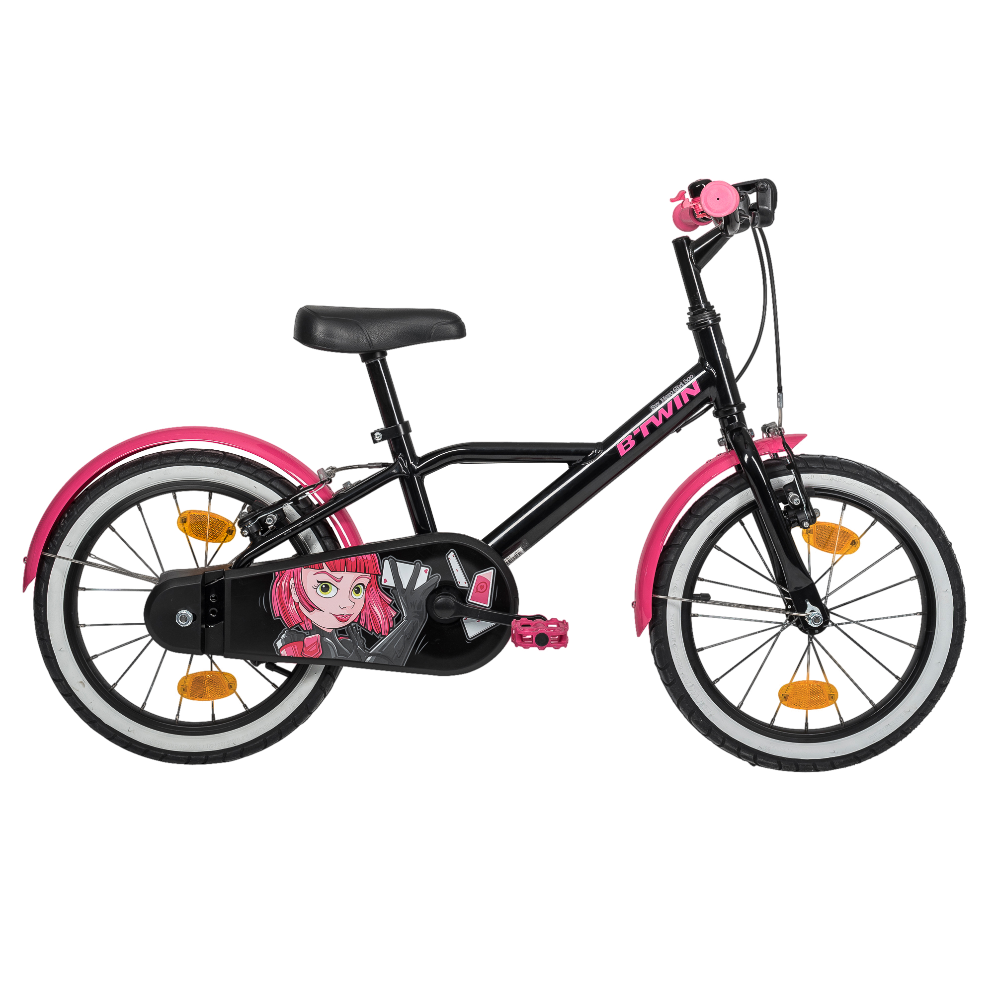 Bocina bicicleta de niños 1 - 6 años Btwin - naranja - Decathlon