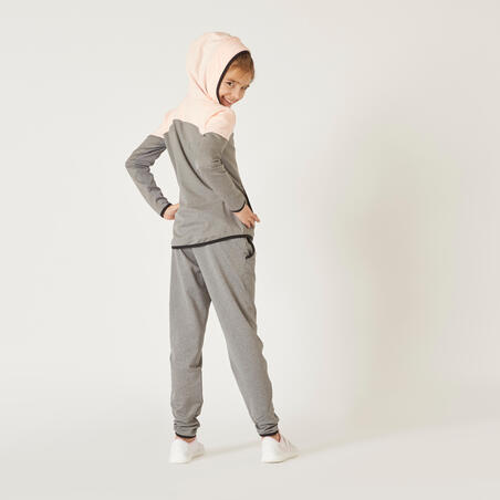 Спортивні штани S500 для дівчат, теплі - Сірі