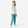 Girls Warm Zip-Up Tracksuit - Green