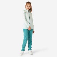 Survêtement chaud enfant - Warmy zip vert