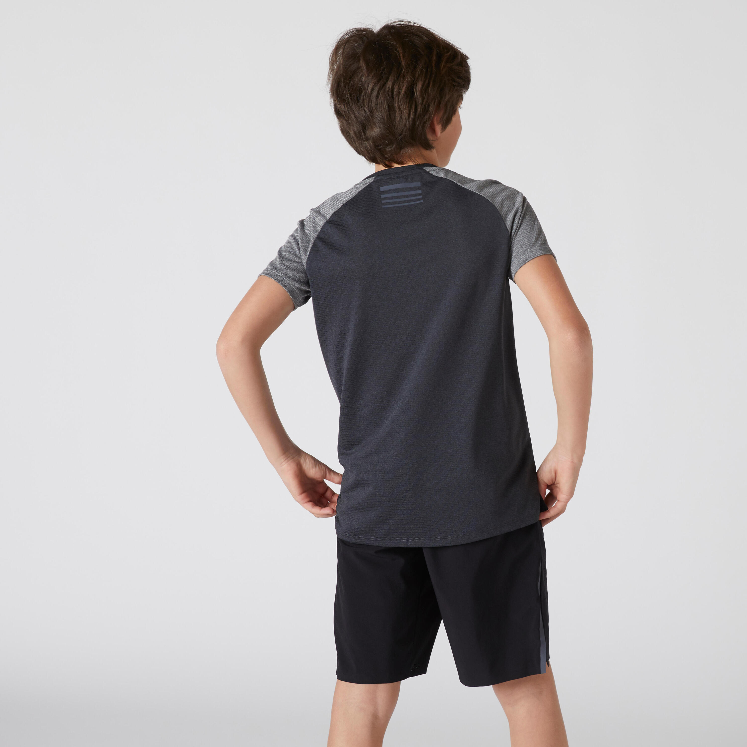 Kids' Technical Breathable T-Shirt S580 - Black 2/6