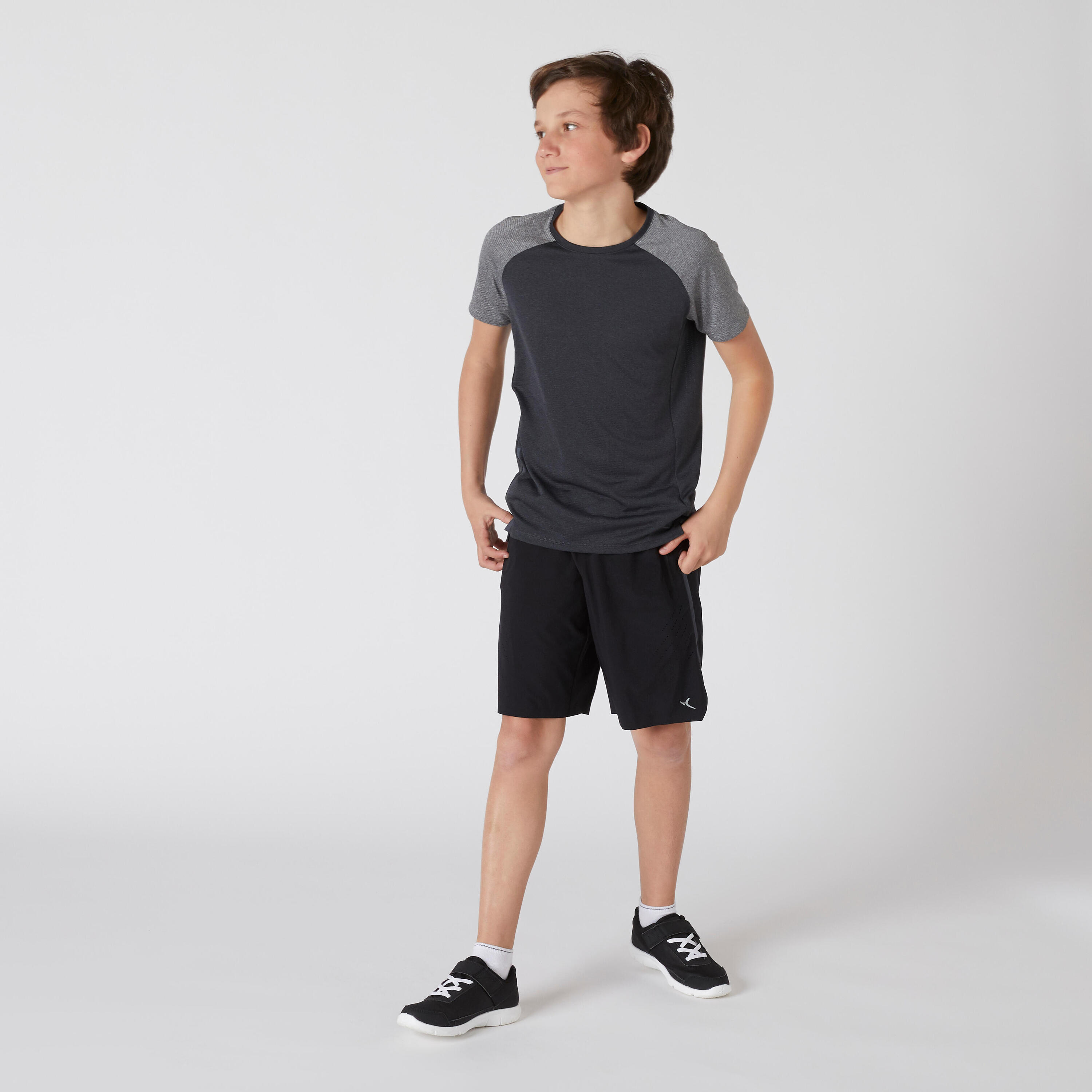 Kids' Technical Breathable T-Shirt S580 - Black 6/6