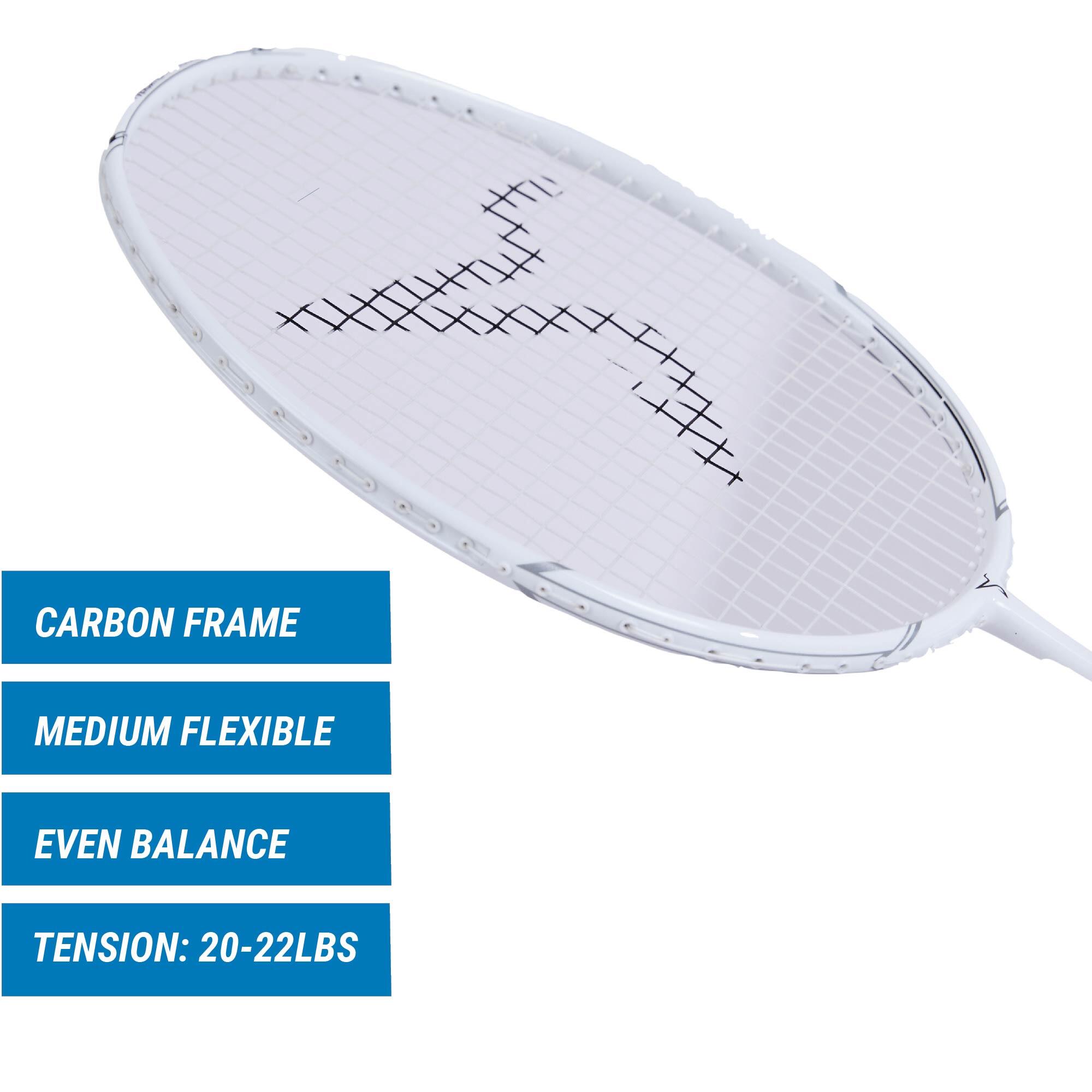 ADULT BADMINTON RACKET BR 500 WHITE 21/35