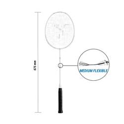 ADULT BADMINTON RACKET BR 500 WHITE