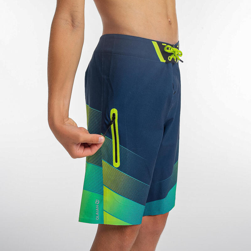 Çocuk Yüzme Şortu / Boardshort - Yeşil - 900