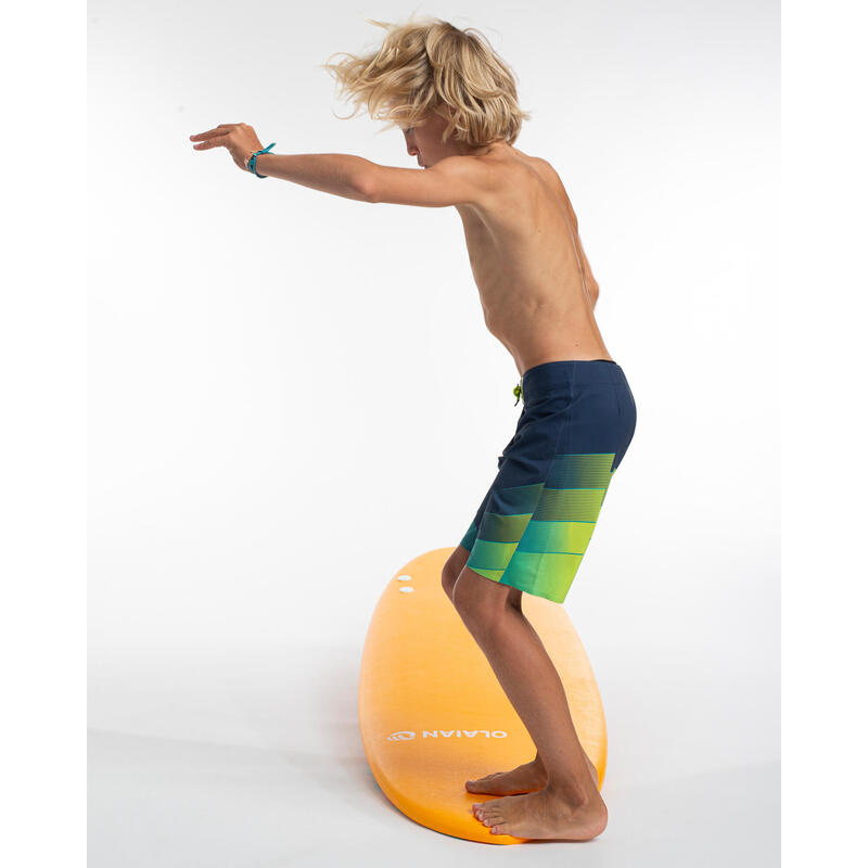 Çocuk Yüzme Şortu / Boardshort - Yeşil - 900