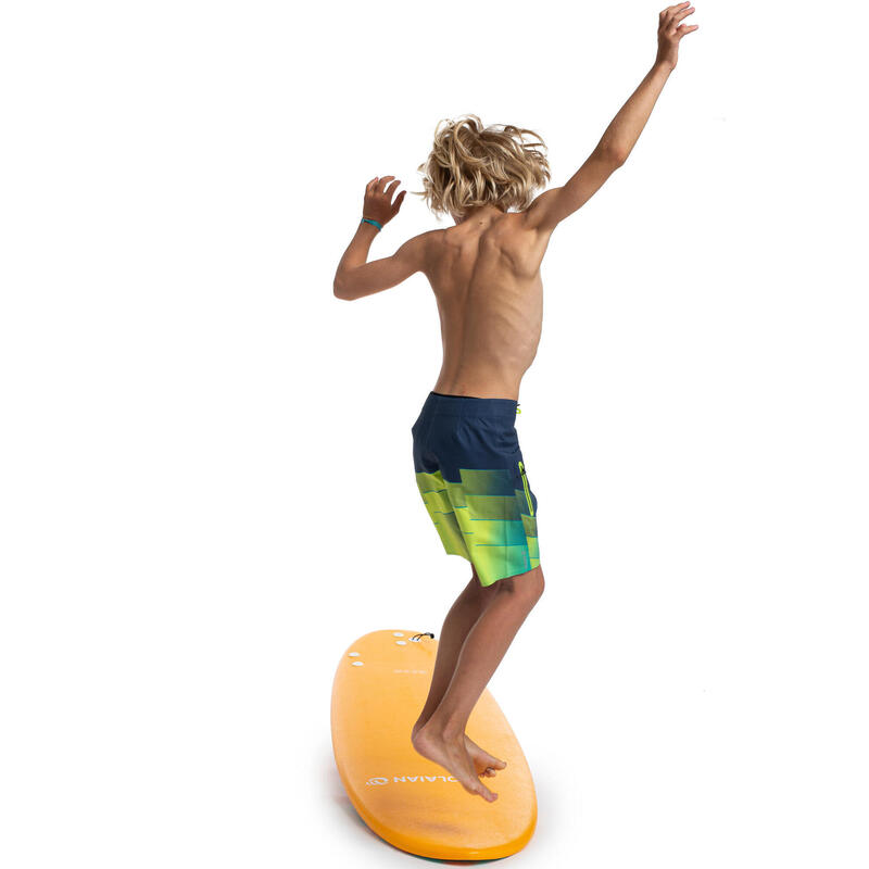 Çocuk Yüzme Şortu / Boardshort - Yeşil - 900
