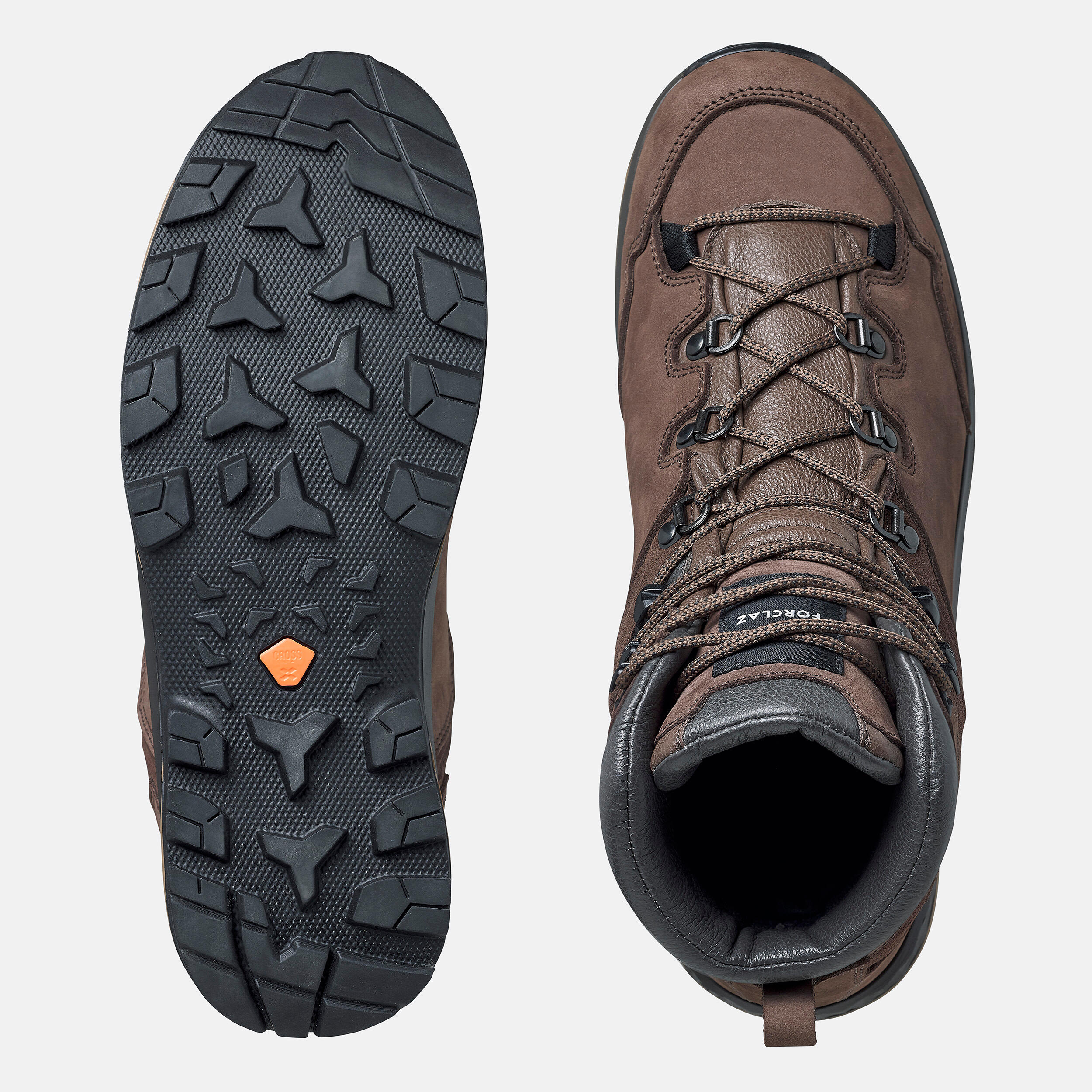 Trekkingschuhe Herren Leder hoch wasserdicht Wandern - MT500  3/6