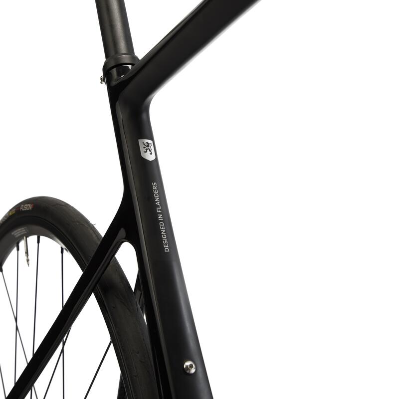 Rennrad Racing EDR CF 105 Disc schwarz