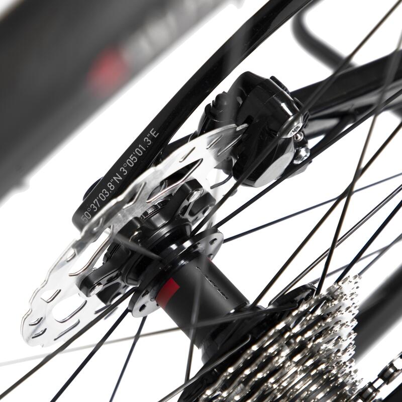 Bicicletă șosea EDR CF Shimano 105 negru