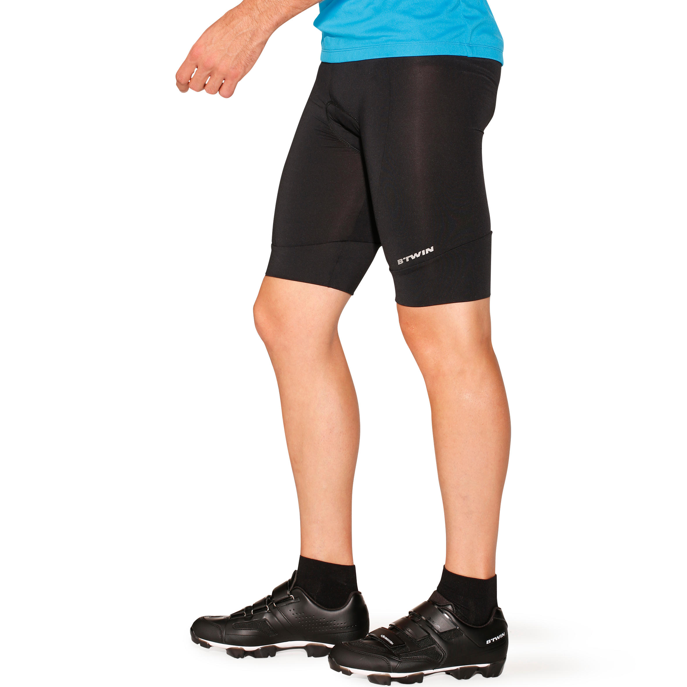 Essential Bibless Road Cycling Shorts - Black 8/11