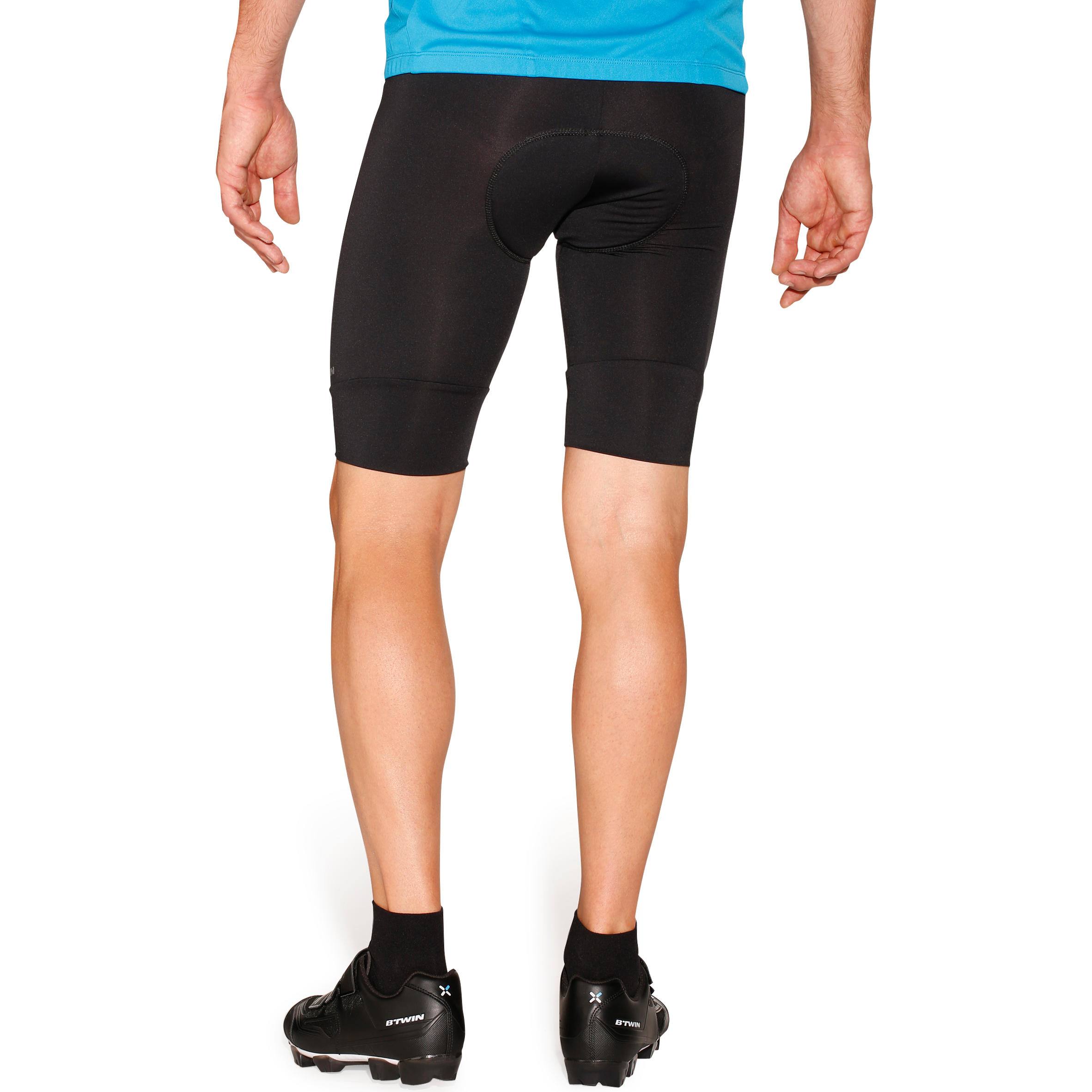 Cyclisme Maillot Manches Courtes+Gel 20D Dous-Vêtements Rembourrés Coolmax Shorts/Cuissard pour Homme Pantalon à Bretelle Vélo de Route VTT MTB