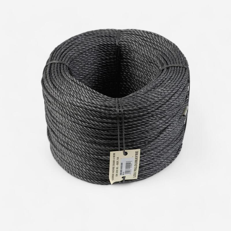 Cuerda Negra Somaca Caza Paloma Cimbel 4 mm x 200 m