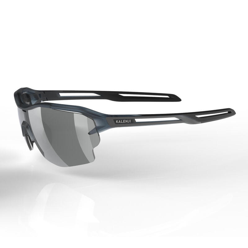 Běžecké brýle Runperf 2 kategorie 3 průsvitné modro-stříbrné