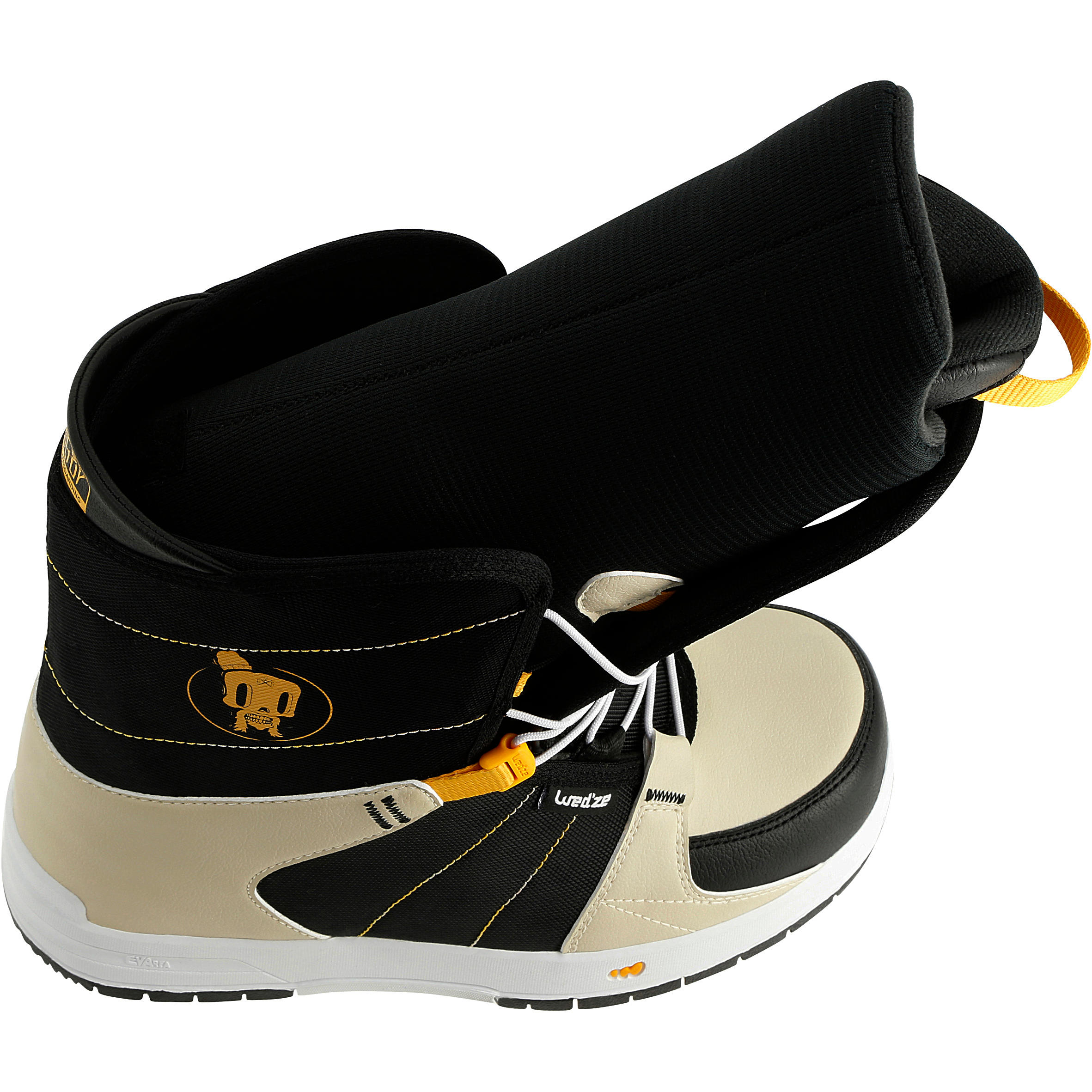 Boots snowboard enfant BOOGEY 300 Youth noire 7/17