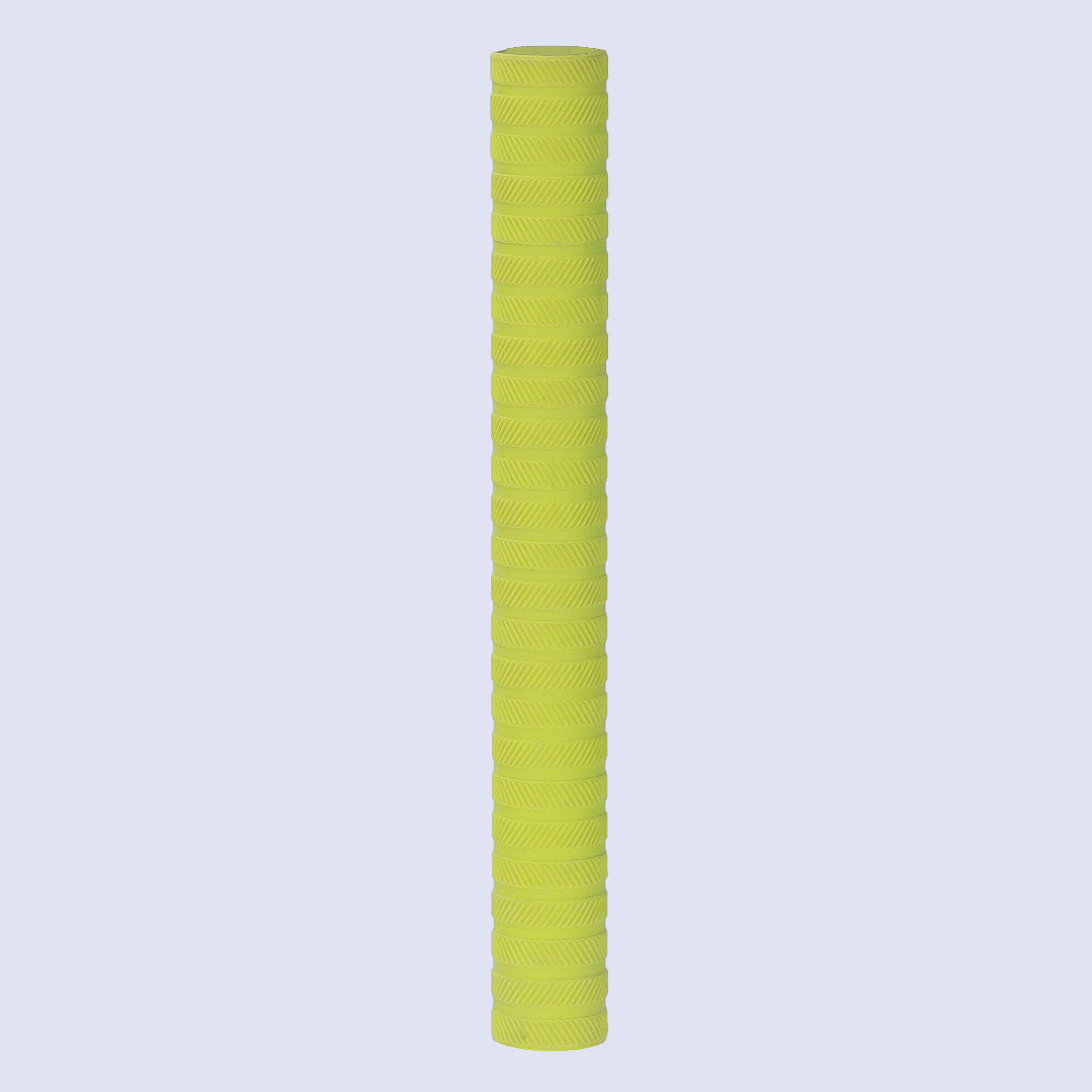 Cricket Bat Rubber Grip Annular Ribbed Pattern Secure & Shock-Absorbing Lime -  1