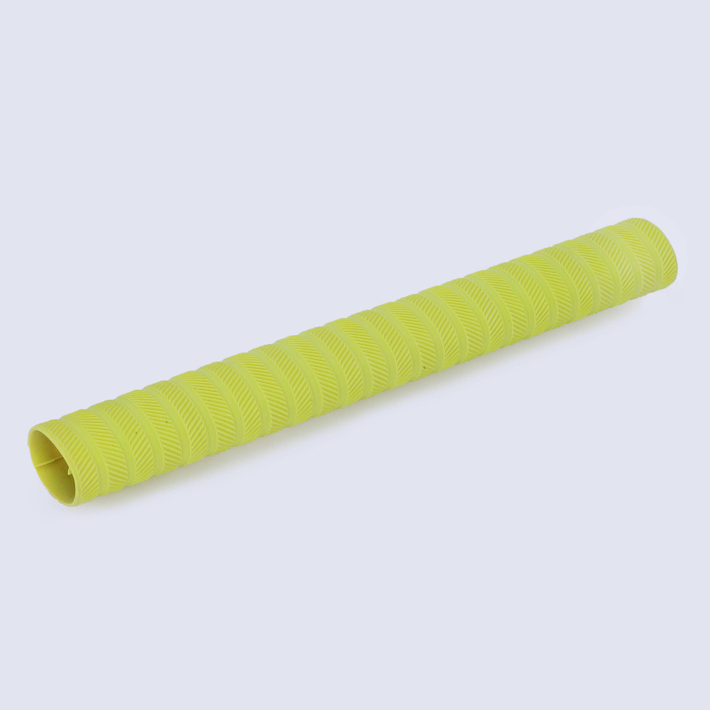 Cricket Bat Rubber Grip Annular Ribbed Pattern Secure & Shock-Absorbing Lime -  2