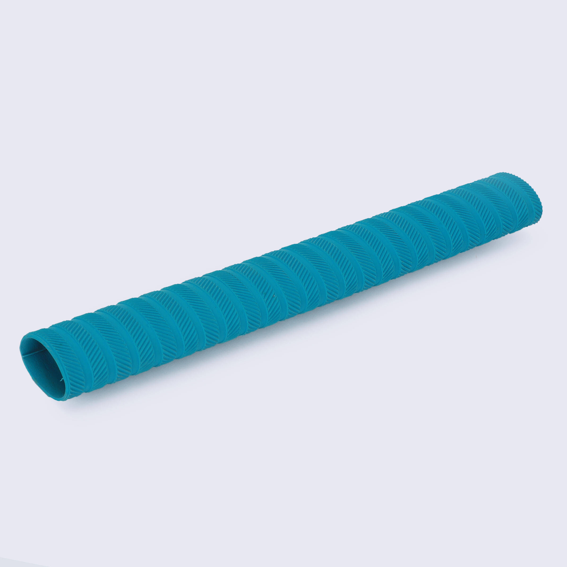 Cricket Bat Rubber Grip- Annular Ribbed Pattern Turquoise