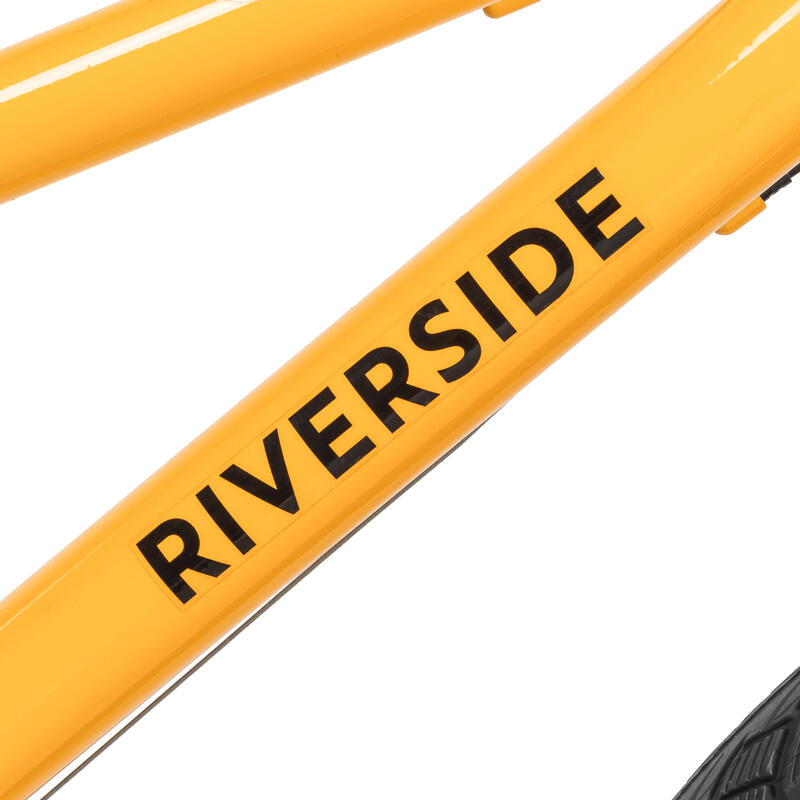 6-9 歲青少年混合路況自行車 RS120 黃色