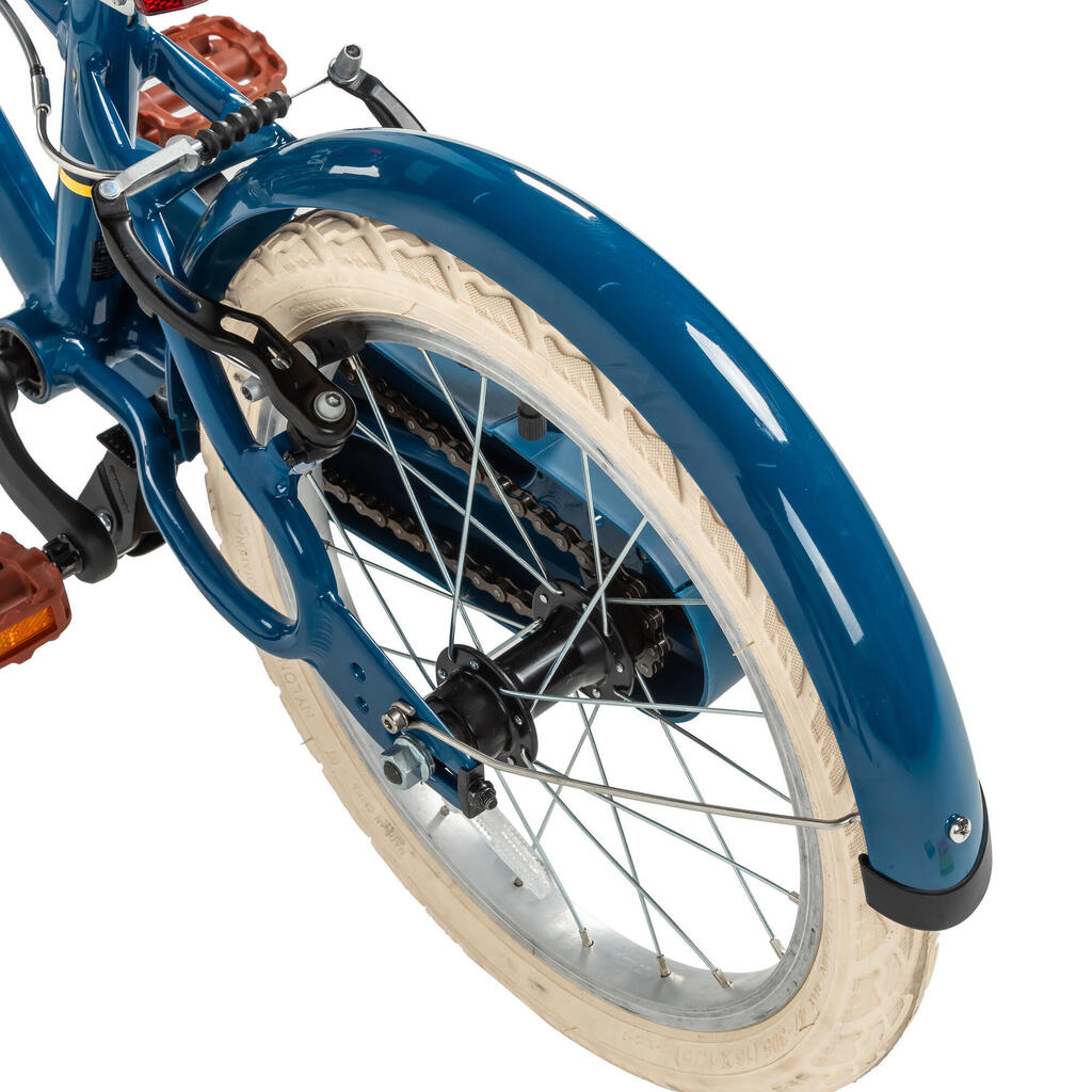 Vélo de Ville Enfant 900 16 Pouces 4-6 Ans Alliage - Bleu