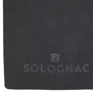 Toalla Microfibra Solognac Negra Mantenimiento Del Arma
