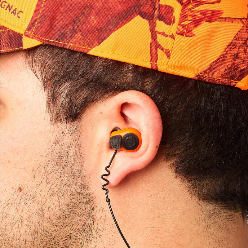 Tappi orecchie elettronici antirumore 3M PELTOR EEP-100 arancioni
