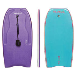 Bodyboard 500 ltd paars / lichtblauw met armleash