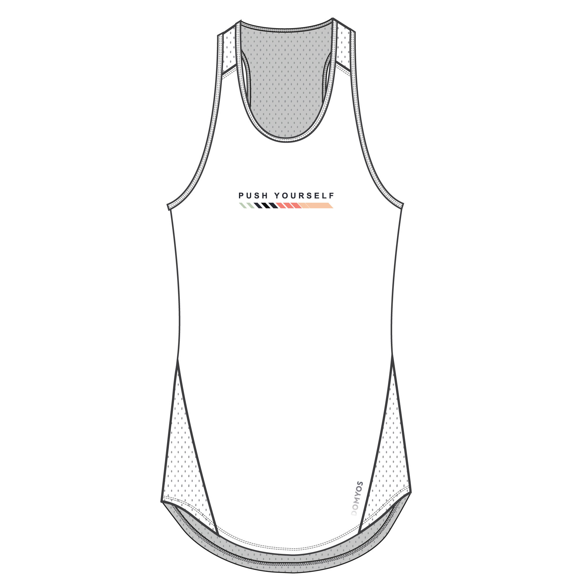 Long Fitness Tank Top 7/8