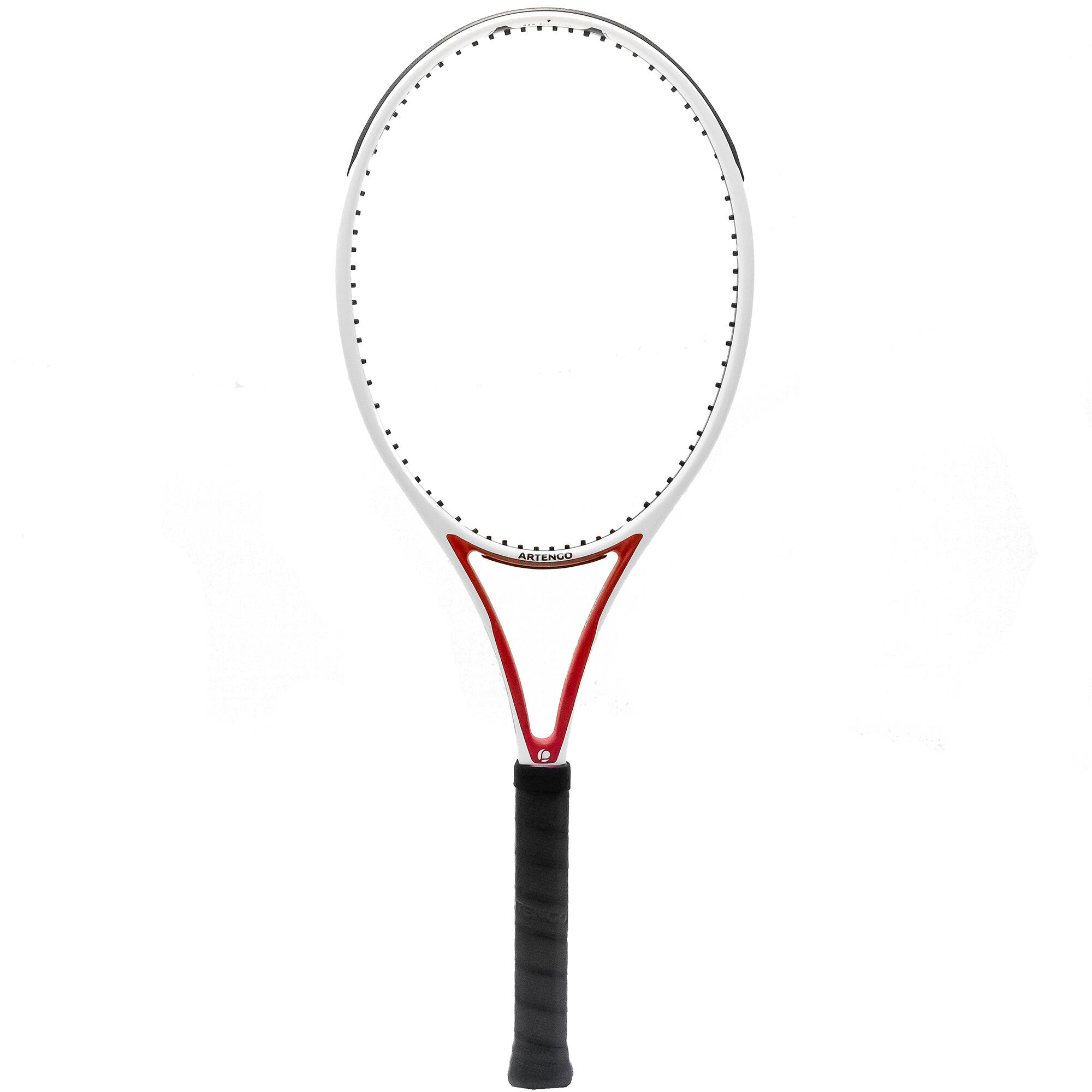 Rachetă Neracordată Tenis TR960 PRECISION Pro 18×20 Alb-Roșu Adulți ARTENGO imagine noua
