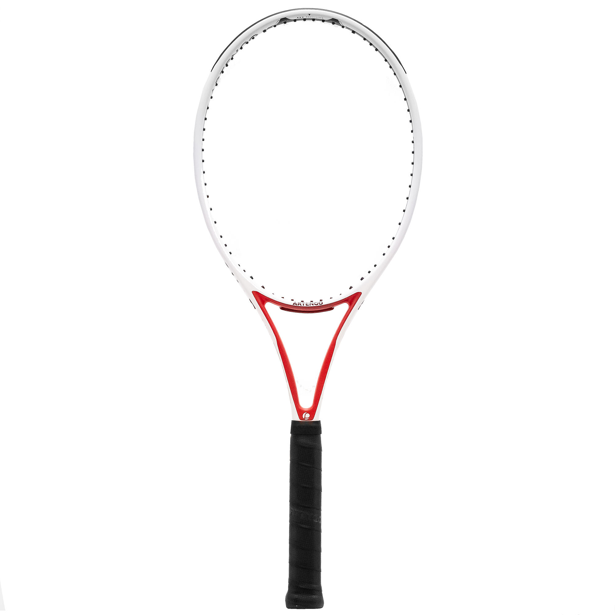 Rachetă Neracordată Tenis TR960 PRECISION Pro 16×19 Alb-Roșu Adulți ARTENGO imagine noua