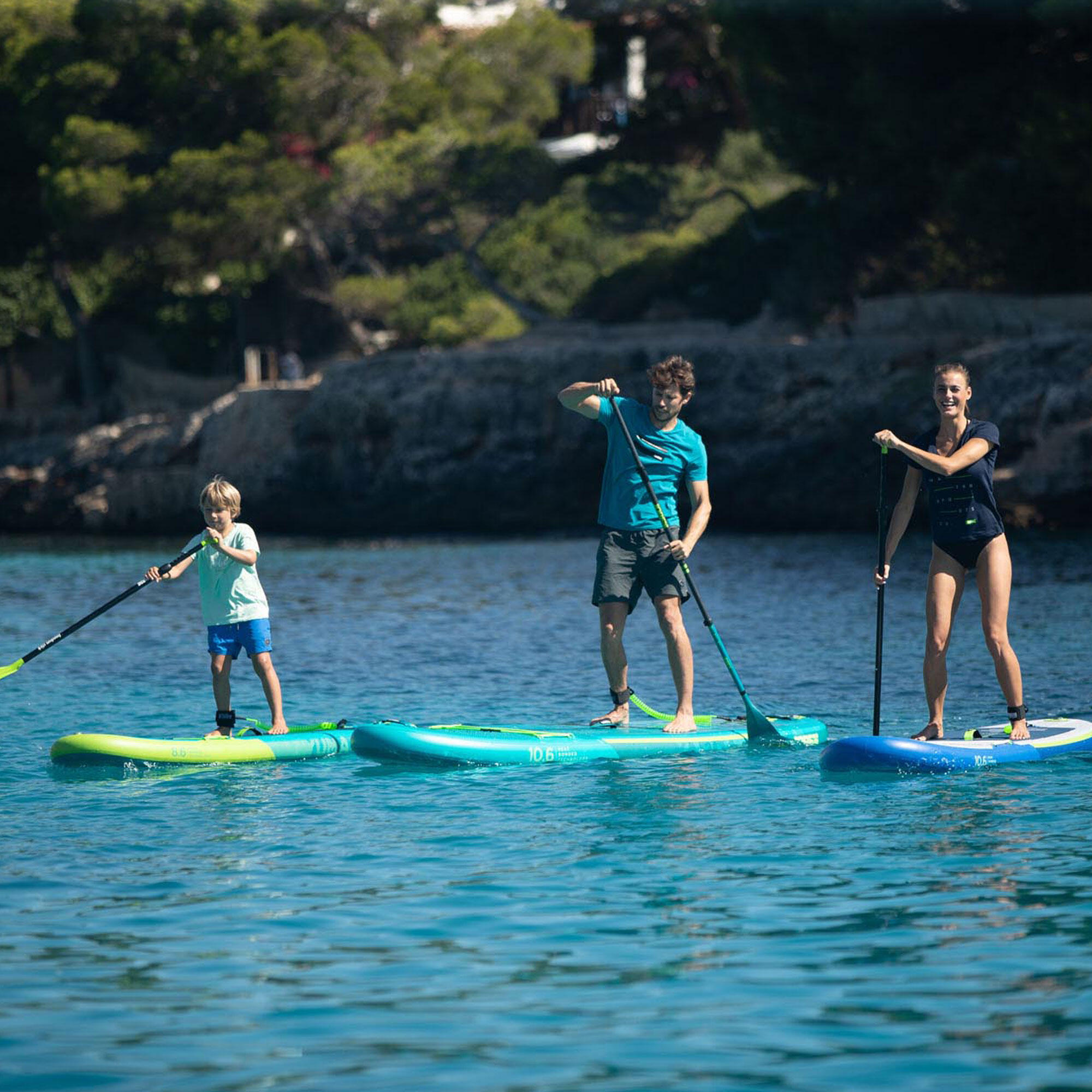 Tweedehands - Set met opblaasbaar supboard Aero Leona 10.6 | Decathlon