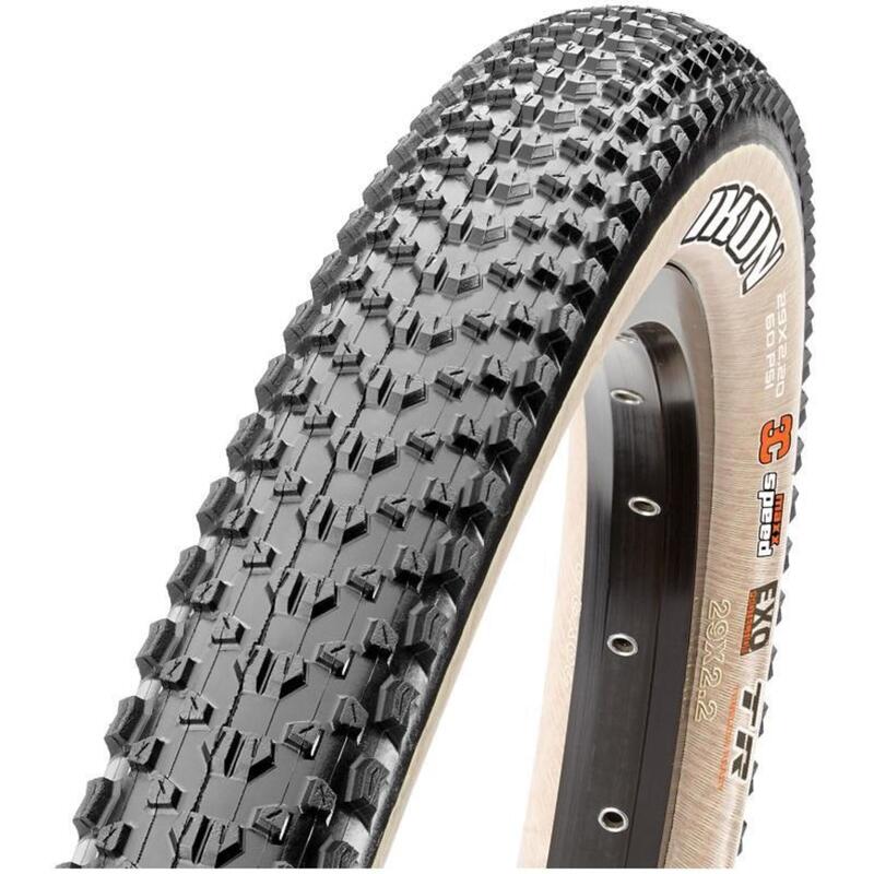 

Покрышка Maxxis 2021 Ikon 27,5X2,20 Exo_SLASH_TR_SLASH_Skinwall 60 TPI Foldable, X8663588