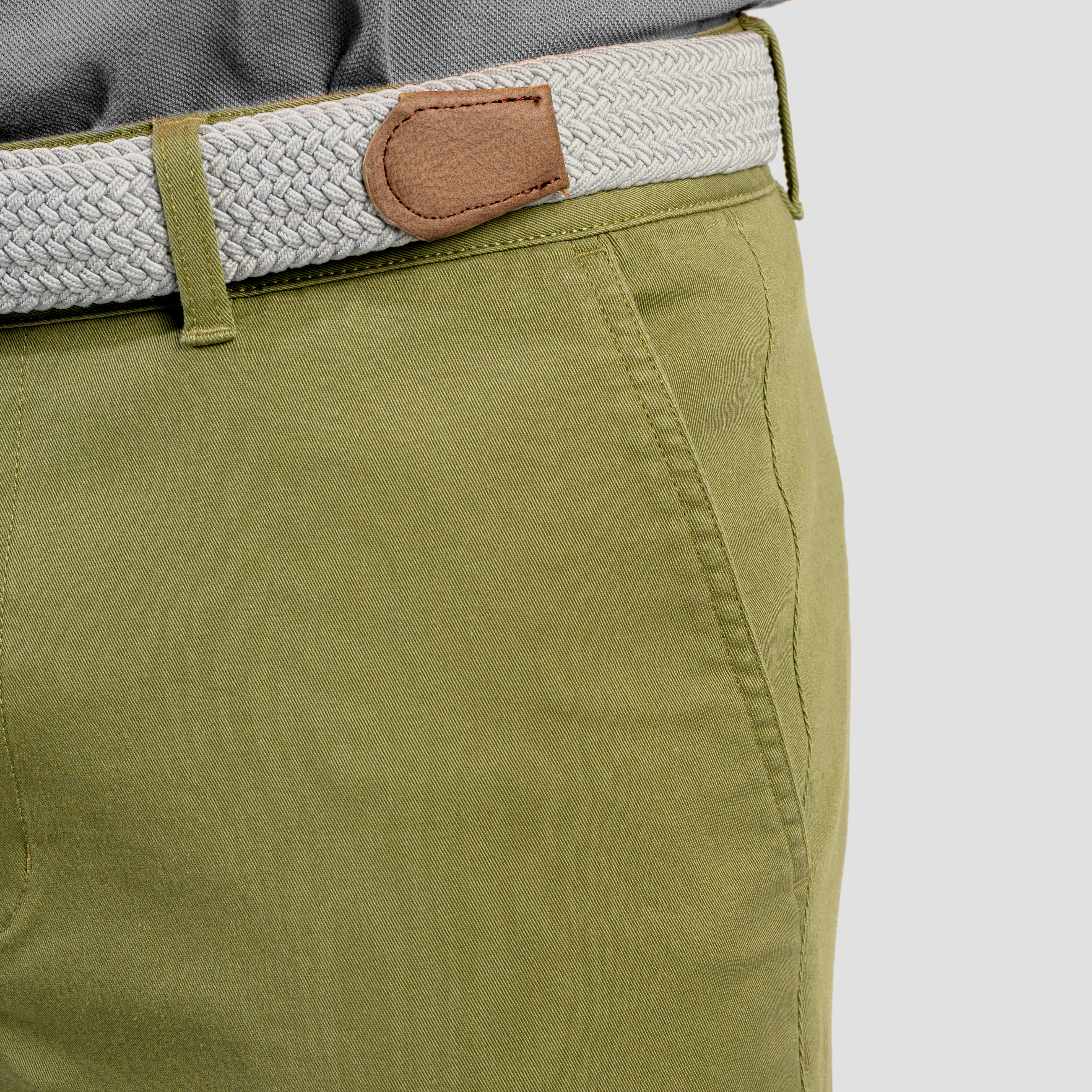 Men Golf Shorts MW500 Khaki