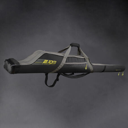 Полужесткий чехол на 2 удилища для рыбалки на фидер. 