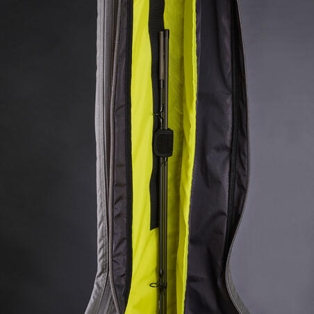 Полужесткий чехол на 2 удилища для рыбалки на фидер. 