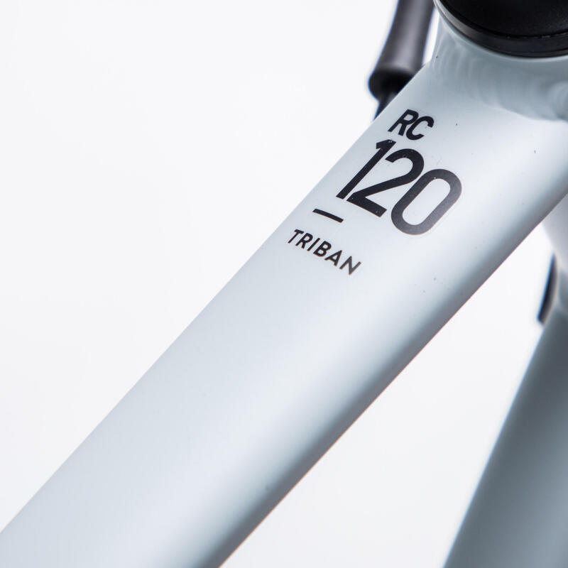 Bicicletă de șosea RC120 Disc Gri 