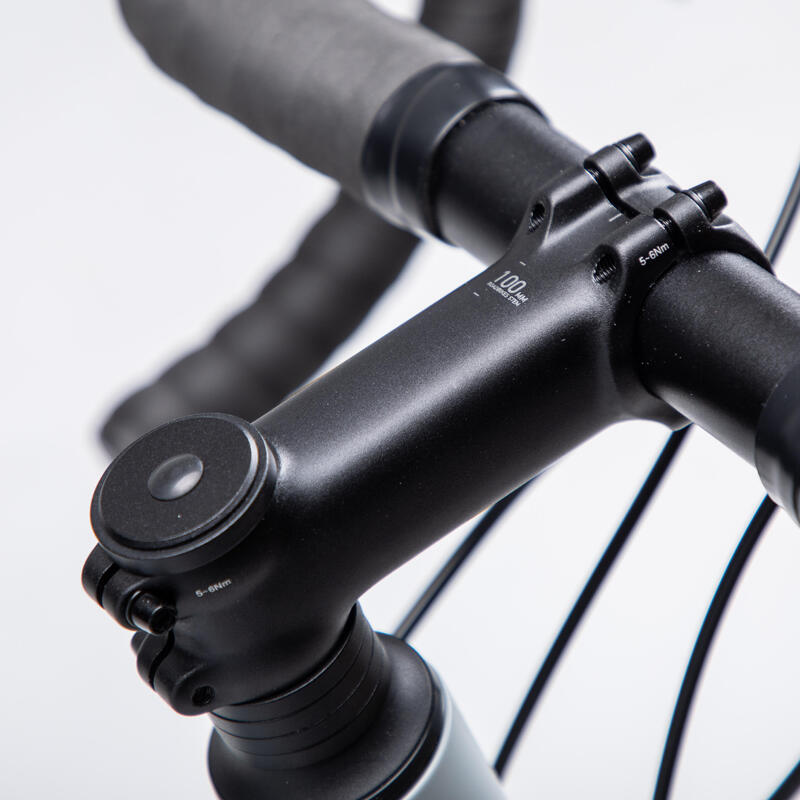 Road bike Triban RC 120 Disc Brake Grey TRIBAN Decathlon