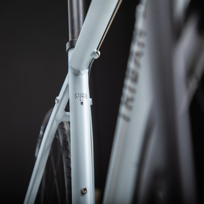 Rennvelo Velotouren RC120 Scheibenbremsen hellgrau