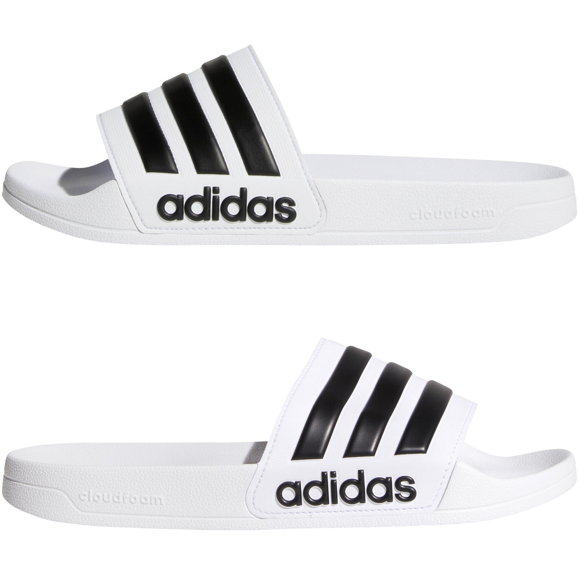 Ciabatte piscina adulto ADILETTE bianche ADIDAS | DECATHLON