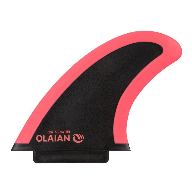 Înotătoare surf 900 soft edge 5,5" Bleumarin/Roșu