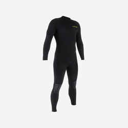 Men's Surfing 4/3 mm Neoprene Wetsuit 100 - Black