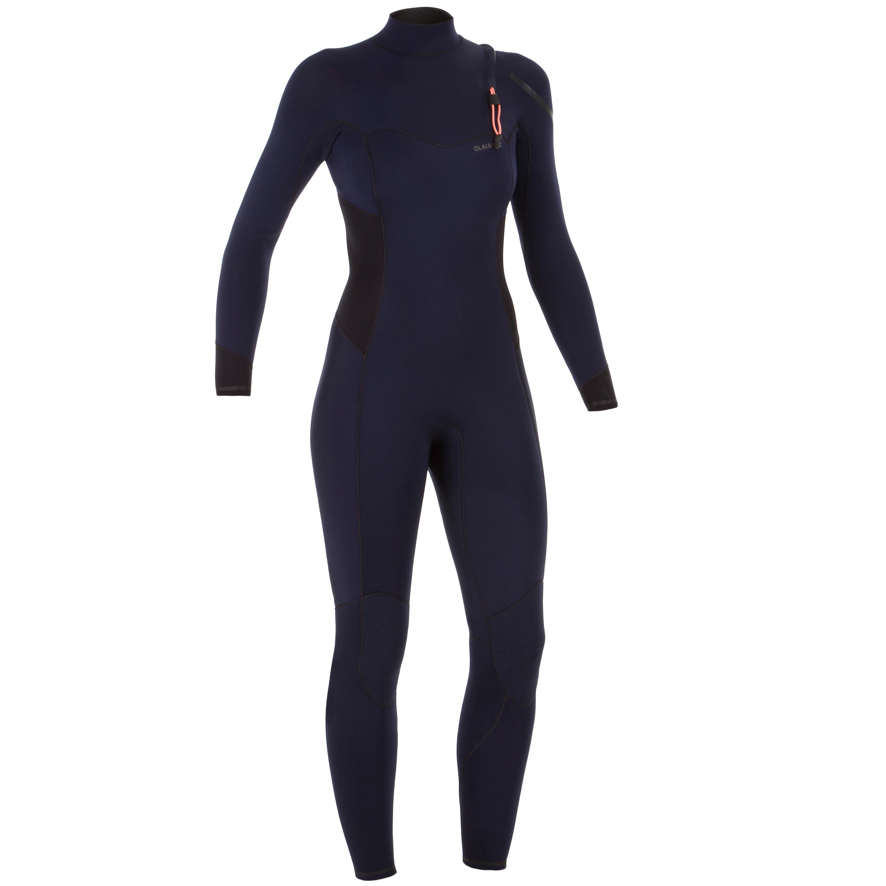 3/2 NEOPRENE WETSUIT MM 900 WOMEN NAVY BLUE