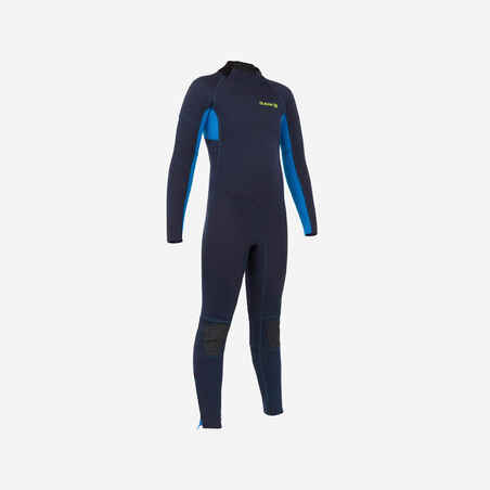 Odijelo za surfanje Stemer 100 od neoprena 2/2 dječje mornarski plavo