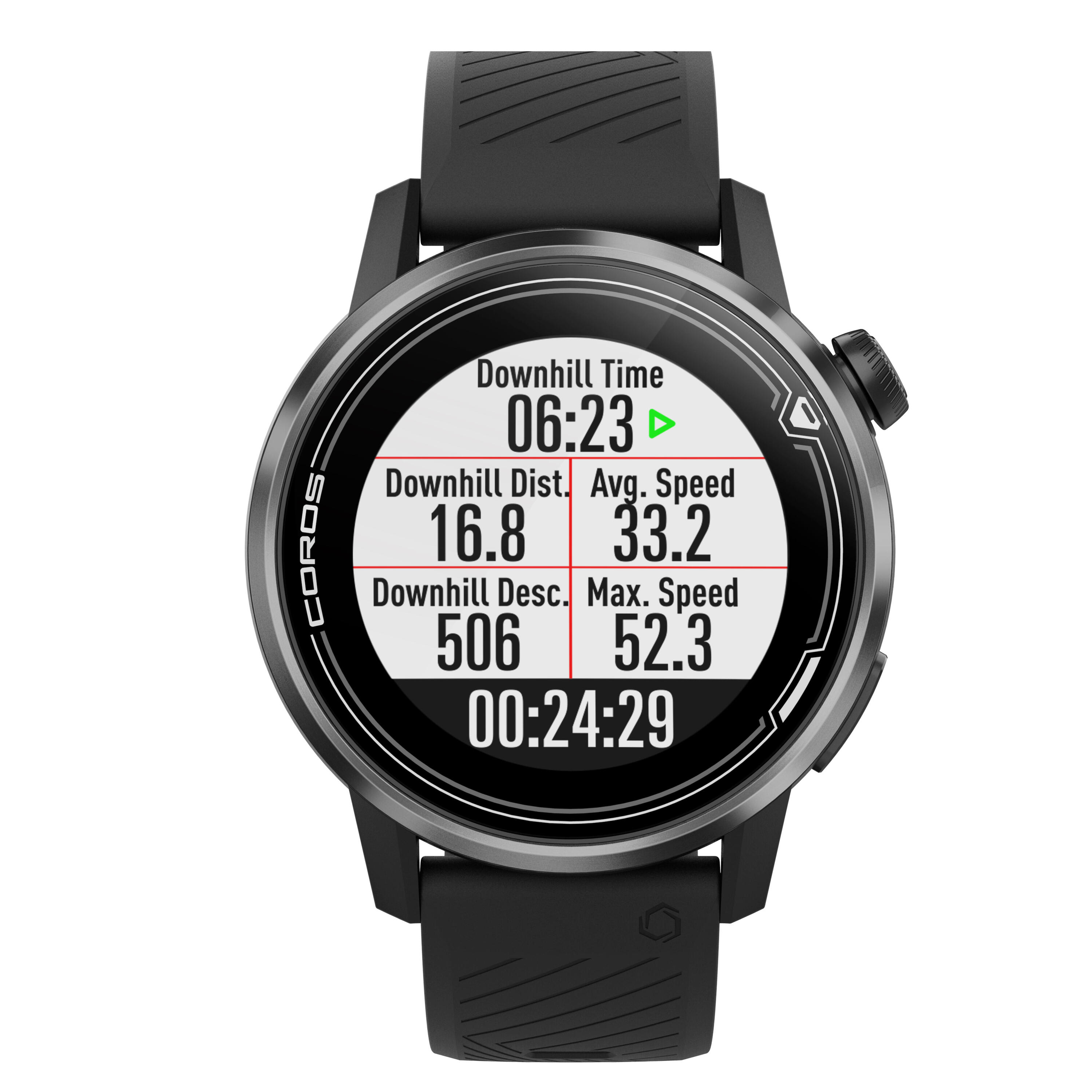 COROS APEX 42mm MULTISPORT GPS SMARTWATCH - BLACK GREY 6/14